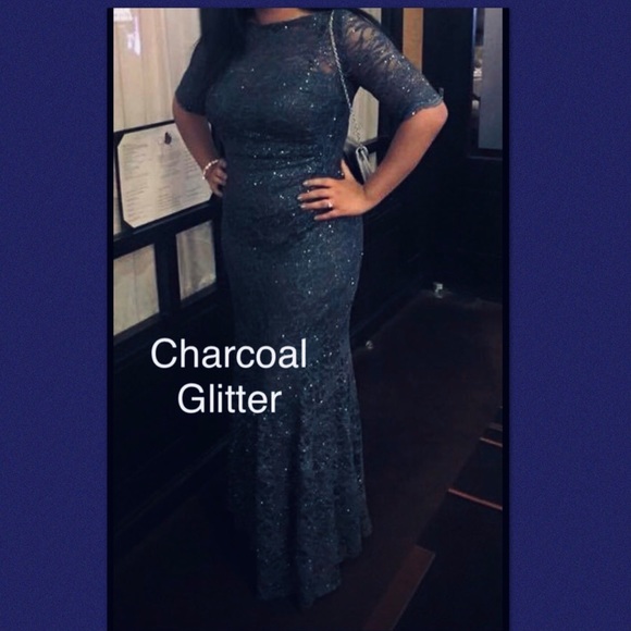 macy's formal gowns plus sizes